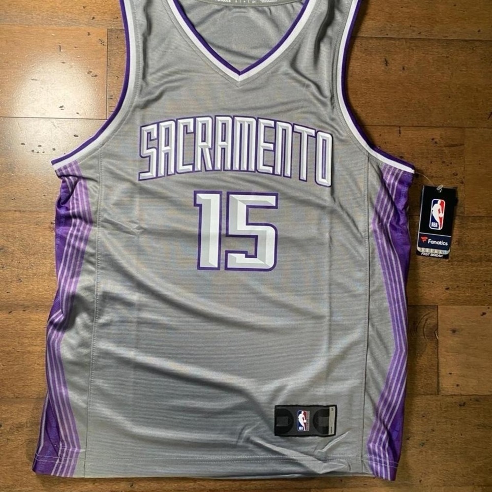 FANATICS Sacramento Kings Davion Mitchell (2021-2024) grey jersey size small